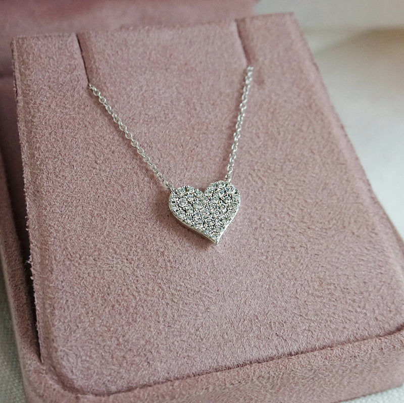 Diamond Heart Shaped Pendant