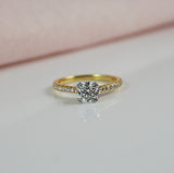 Passion8 Cushion Cut Diamond Engagement Ring