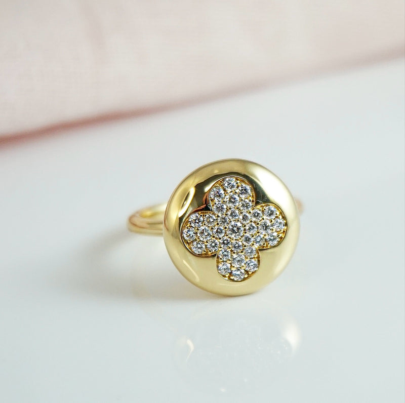 Diamond Clover Ring