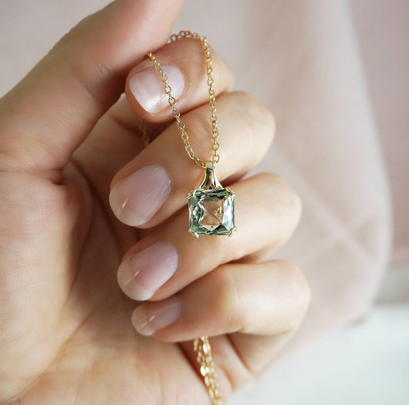 Green Amethyst Pendant