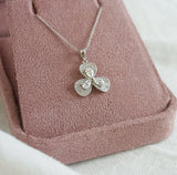 Diamond Flower Pendant