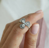 Flower Design Diamond Ring