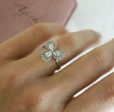 Flower Design Diamond Ring