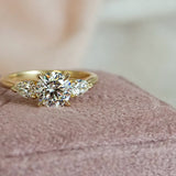 18ct Yellow Gold Trilogy Diamond Ring