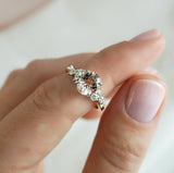 Rose Gold, Morganite & Diamond Dress Ring