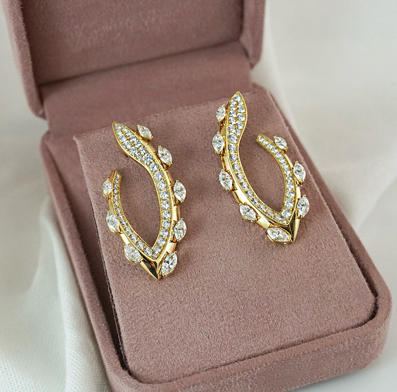 Venus Fancy Diamond Set Earrings