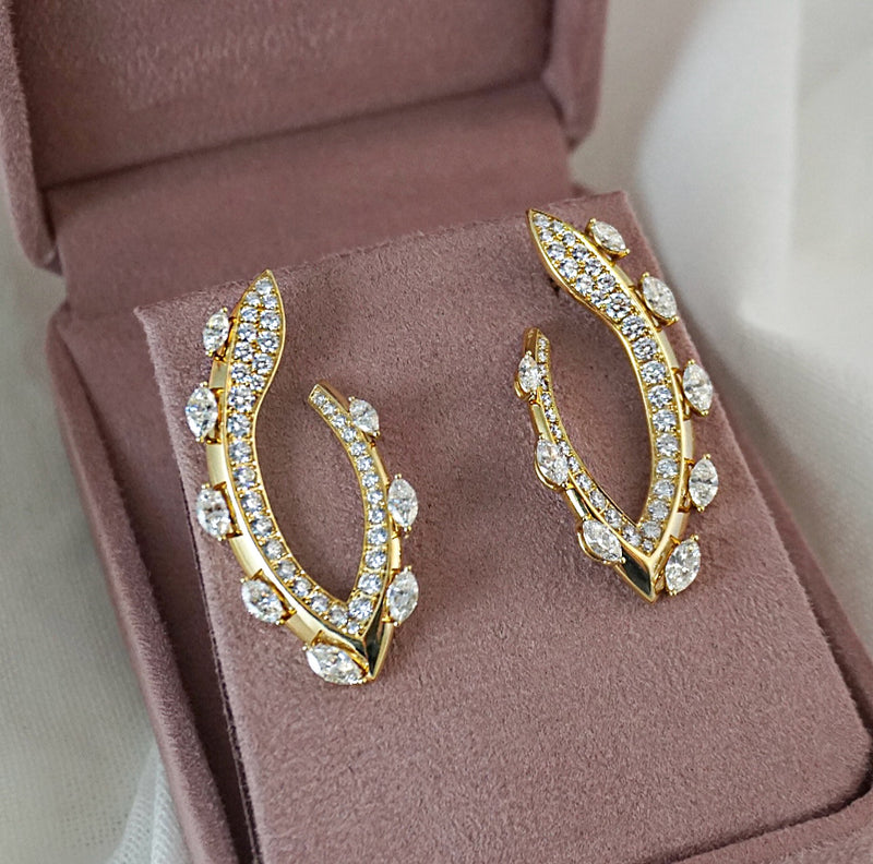 Venus Fancy Diamond Set Earrings