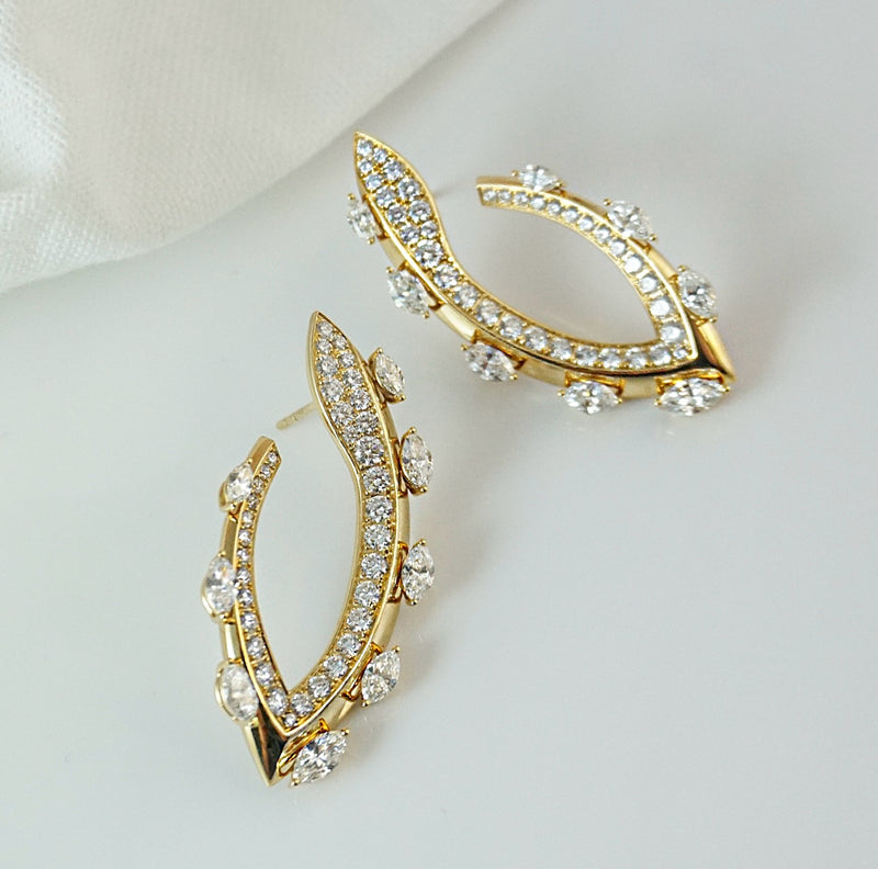 Venus Fancy Diamond Set Earrings