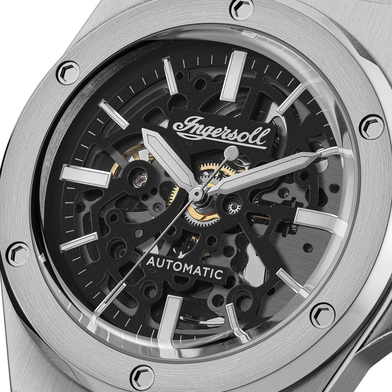 Ingersoll The Baller Silver Automatic Watch