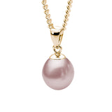 9ct Pink Freshwater Pearl 9mm Pendant