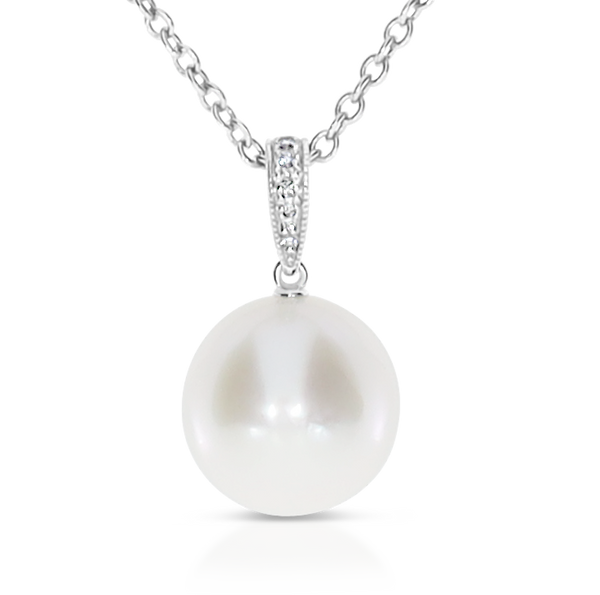 South Sea Diamond and Pearl Pendant