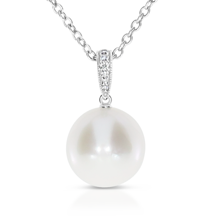 South Sea Diamond and Pearl Pendant