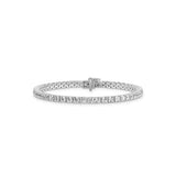 White Gold Lab Grown Diamond Tennis Bracelets