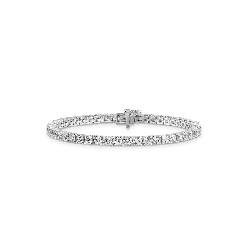 White Gold Lab Grown Diamond Tennis Bracelets