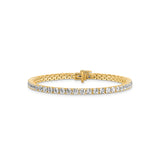 Lab Diamond Tennis Bracelet TDW=7.00ct 18ct Yellow Gold