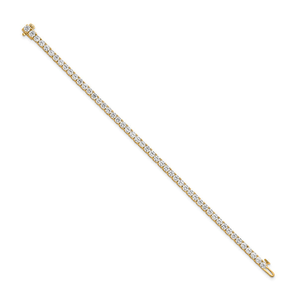 Lab Diamond Tennis Bracelet TDW=7.00ct 18ct Yellow Gold