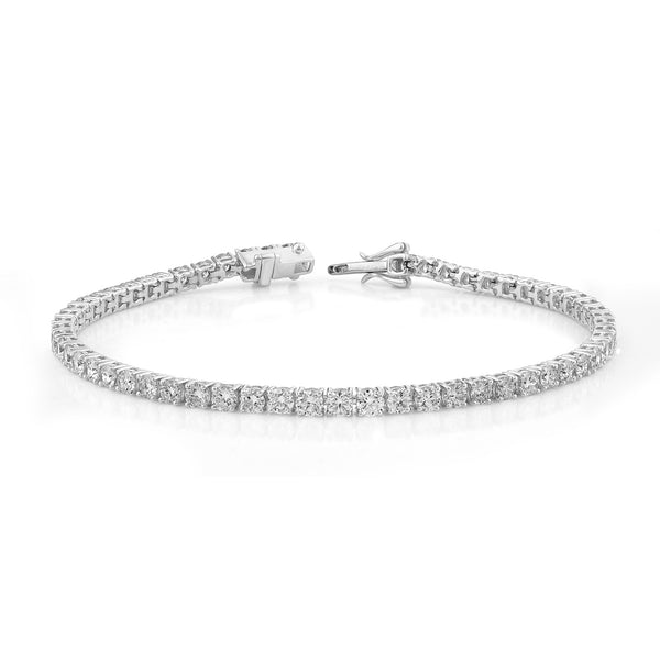 Lab Diamond Tennis Bracelet TDW=4.00ct 18ct White Gold