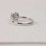 Lily - White Gold Round Brilliant Cut Four-Claw Set Solitaire Diamond Engagement Ring