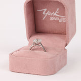 Lily - White Gold Round Brilliant Cut Four-Claw Set Solitaire Diamond Engagement Ring