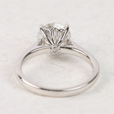 Lily - White Gold Round Brilliant Cut Four-Claw Set Solitaire Diamond Engagement Ring