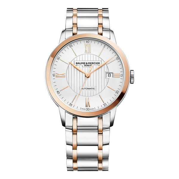 Baume & Mercier Classima Automatic, Date, 18K Pink Gold Capped Men's Watch 40mm