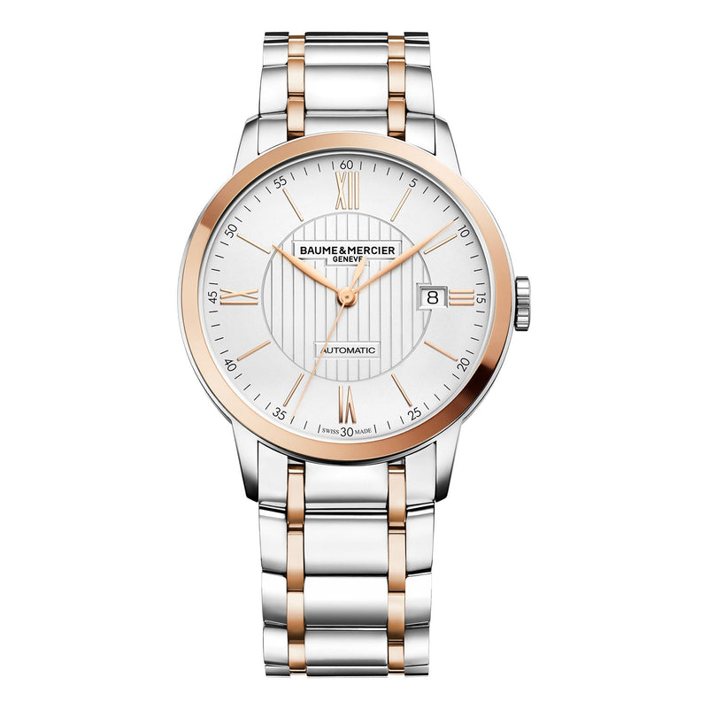 Baume & Mercier Classima Automatic, Date, 18K Pink Gold Capped Men's Watch 40mm