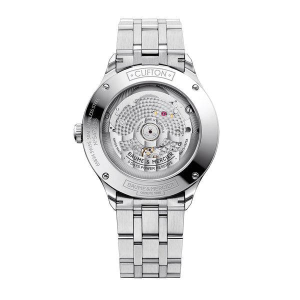 Baume & Mercier Clifton Baumatic, Cosc Certified, Date Men's Watch 40mm