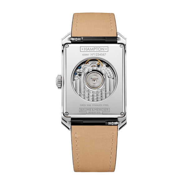 Baume & Mercier Hampton Automatic, Dual Time, Big Date Men's Watch 48 x 31mm