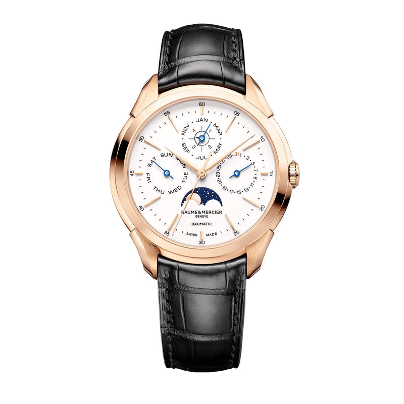 Baume & Mercier Clifton Baumatic, Perpetual Calendar Men's Watch 42mm