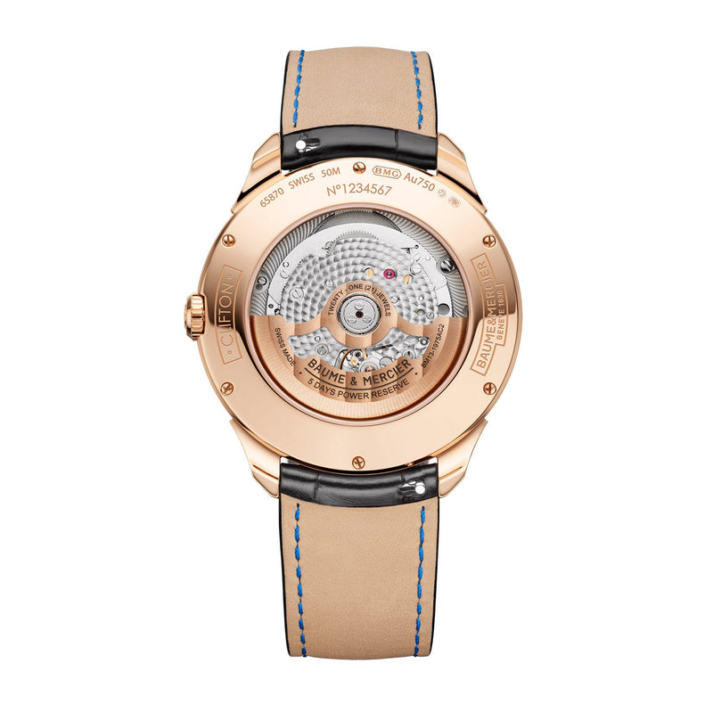 Baume & Mercier Clifton Baumatic, Perpetual Calendar Men's Watch 42mm