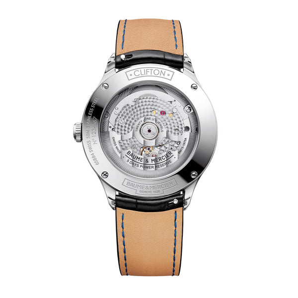 Baume & Mercier Clifton Baumatic, Cosc Certified Men's Watch 40mm
