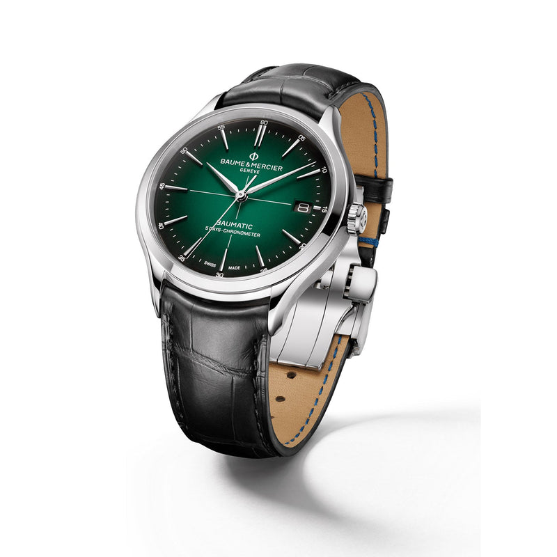 Baume & Mercier Clifton Baumatic, Cosc Certified Men's Watch 40mm