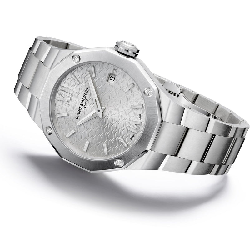 Baume & Mercier Riviera Quartz, Date Display, Diamond Set Women's Watch 36mm