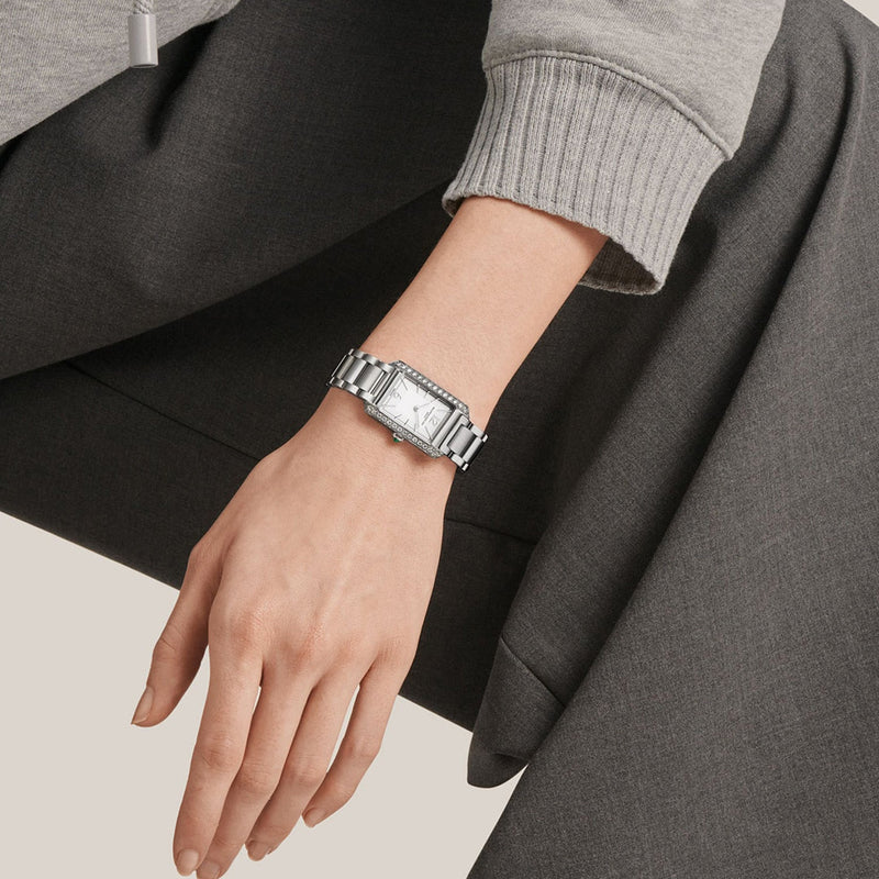 Baume & Mercier Hampton Quartz, Diamond Set Women's Watch 35 x 22mm