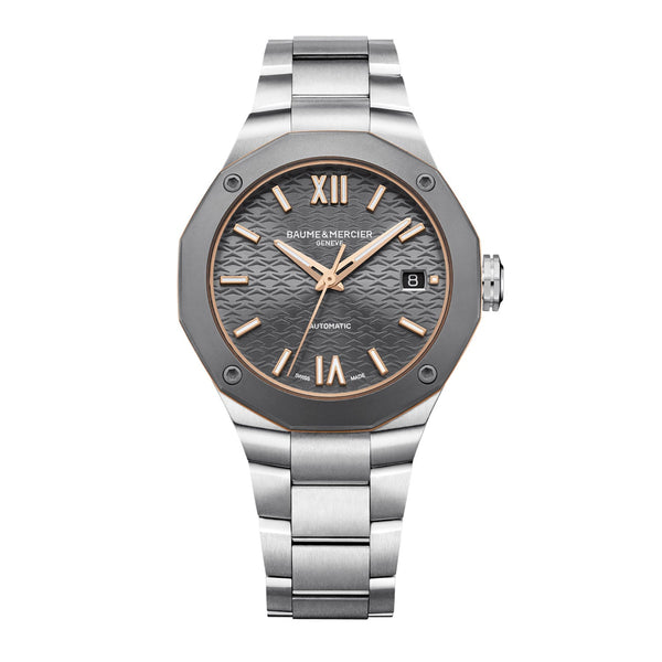 Baume & Mercier Riviera Automatic Watch, Steel Titanium - 36mm