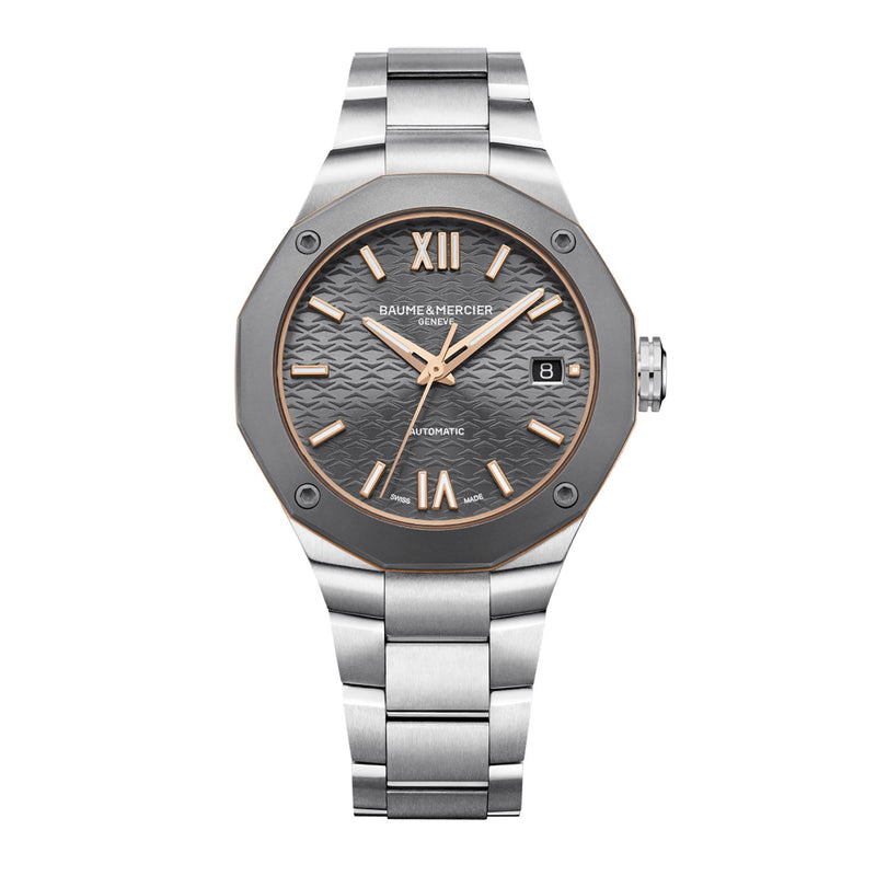 Baume & Mercier Riviera Automatic Watch, Steel Titanium - 36mm