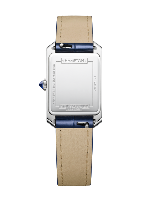 Baume & Mercier Hampton Watch Diamond Set - 35 x 22mm