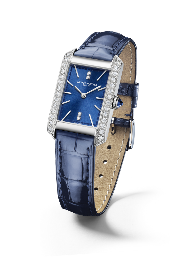 Baume & Mercier Hampton Watch Diamond Set - 35 x 22mm