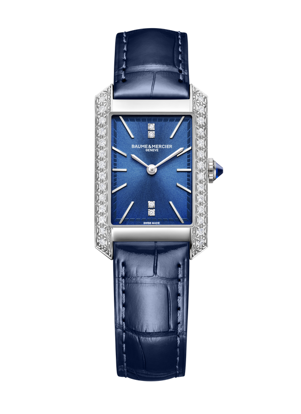 Baume & Mercier Hampton Watch Diamond Set - 35 x 22mm