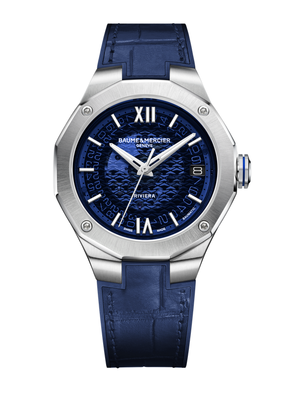 Baume & Mercier Riviera Automatic Watch Date Display - 39mm