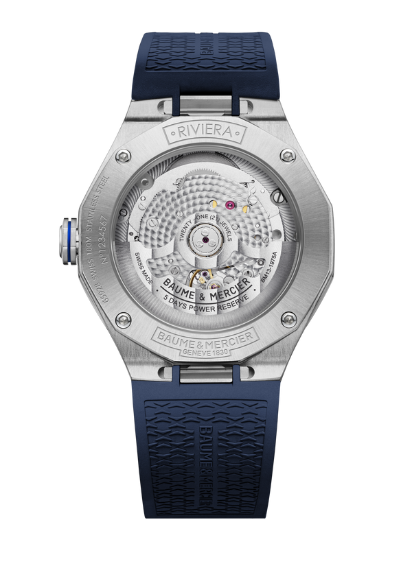 Baume & Mercier Riviera Automatic Watch Date Display - 39mm