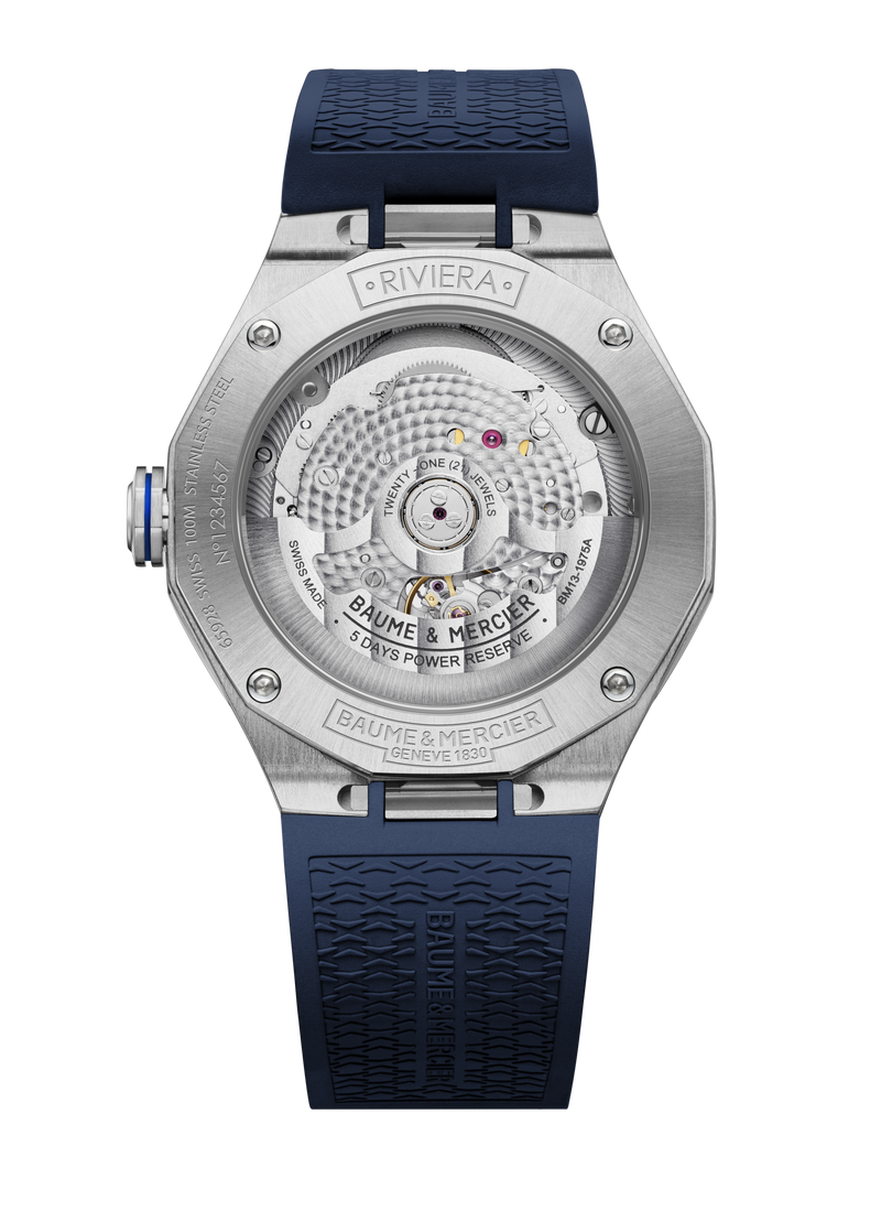 Baume & Mercier Riviera Automatic Watch Date Display - 39mm