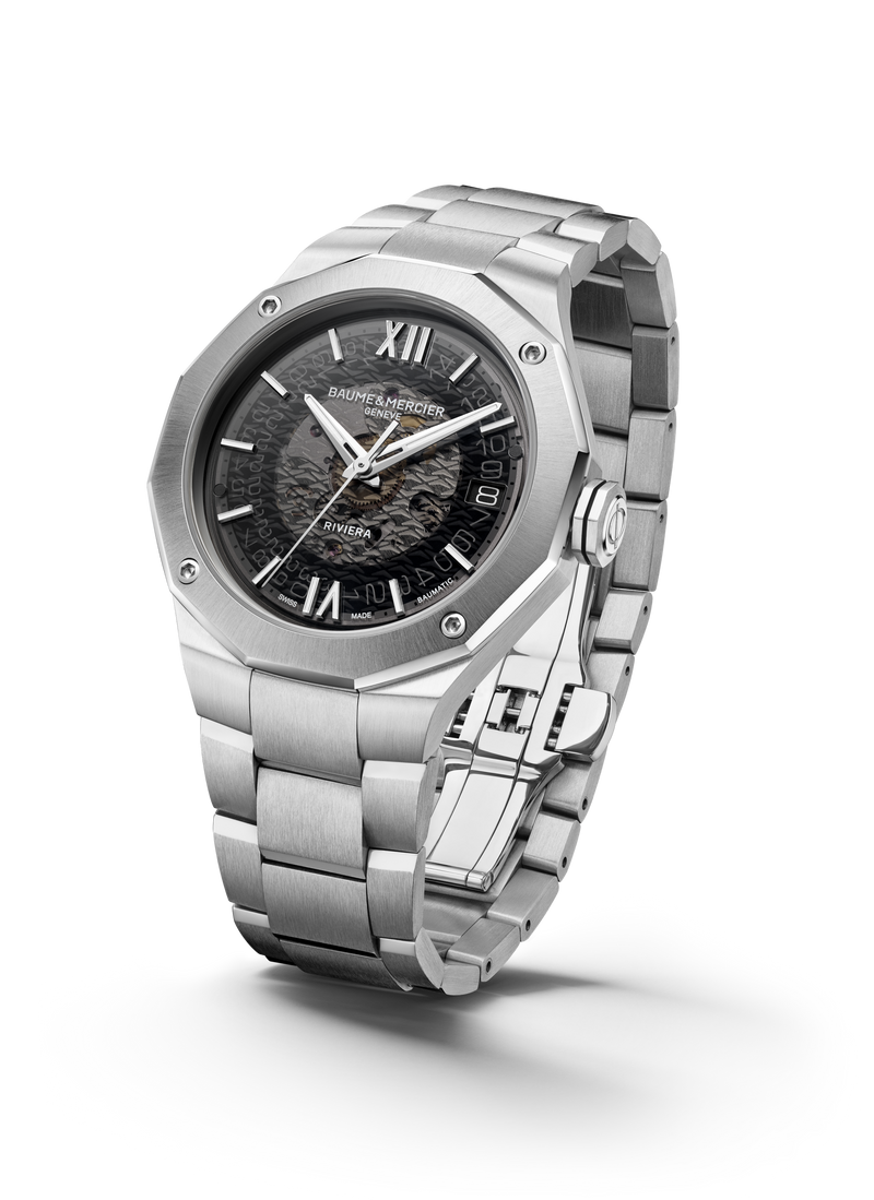 Baume & Mercier Riviera Automatic Watch Date Display - 39mm