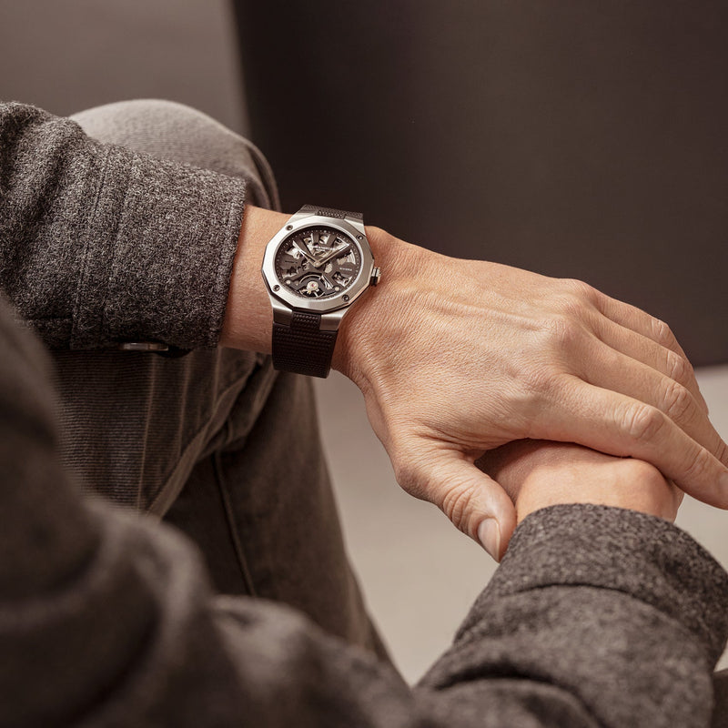 Baume Mercier Riviera 10721 Automatic, Skeleton Men's Watch 42mm