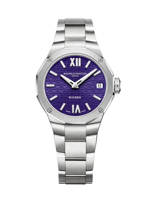 Baume & Mercier Riviera Quartz Watch Date Display - 33mm