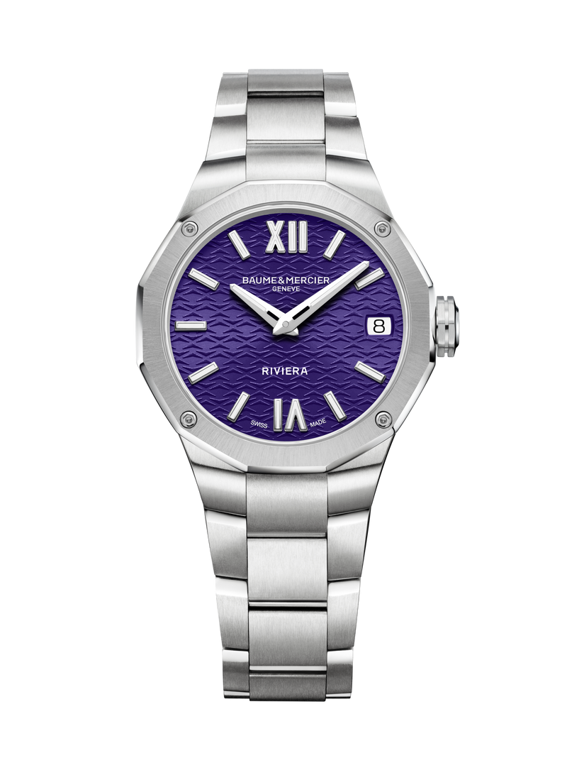 Baume & Mercier Riviera Quartz Watch Date Display - 33mm