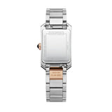 Baume & Mercier Hampton 10751 Quartz, Steel & Steel Pink Gold Capped Women's Watch 35 x 22mm