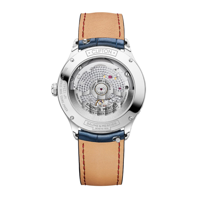 Baume & Mercier Clifton 10756 Automatic, Moon Phase, Date Men's Watch 39mm