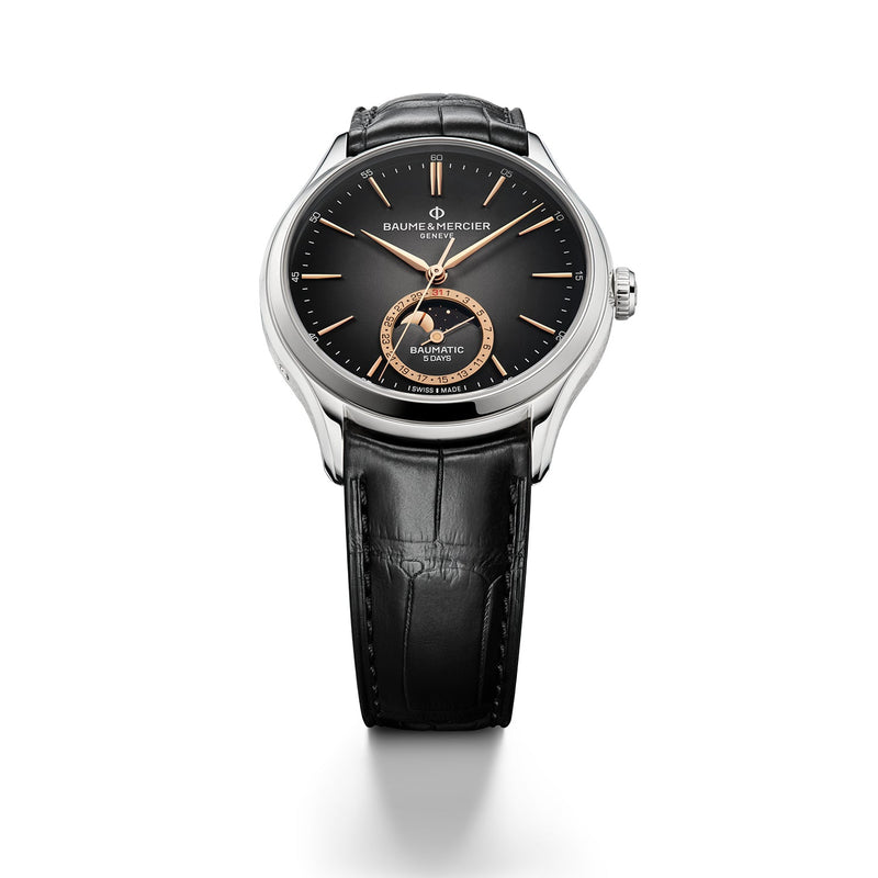 Baume & Mercier Clifton 10758 Automatic, Moon Phase, Date Men's Watch 39mm