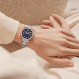 Baume & Mercier Riviera 10765 Quartz, Date Display, Diamond-Set Women's Watch 33mm